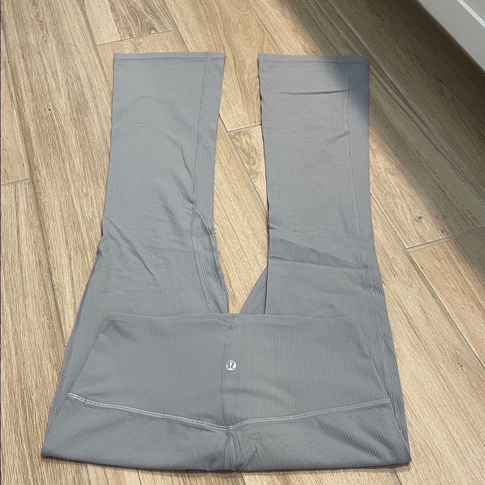 Lululemon Athletica Align Ribbed Mini-Flared Pant in Gray - Picture 6 of 11